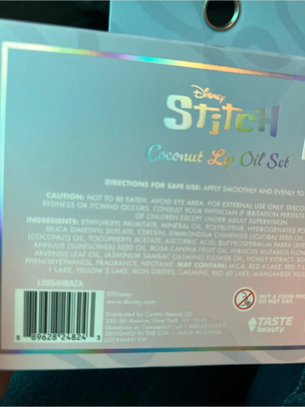 Disney Stitch Coconut Lip Oil Set